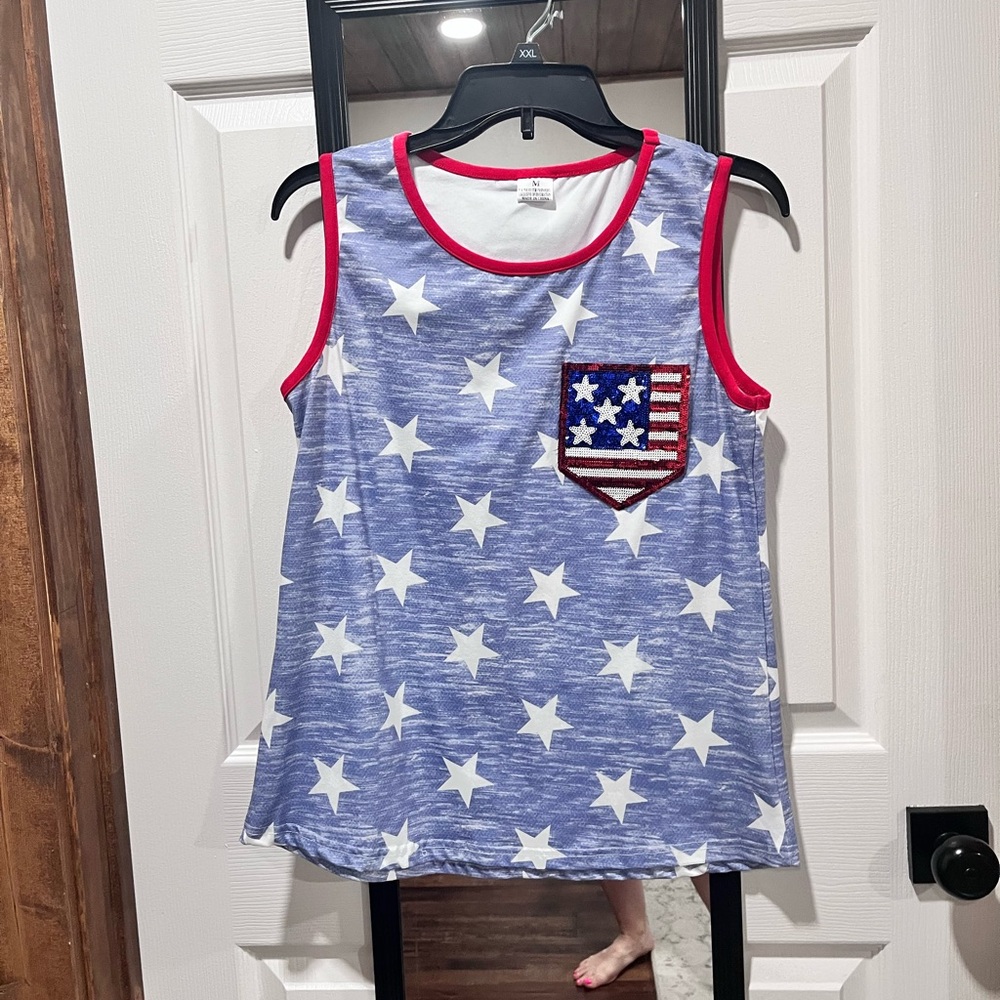 Patriotic Star Tank Top